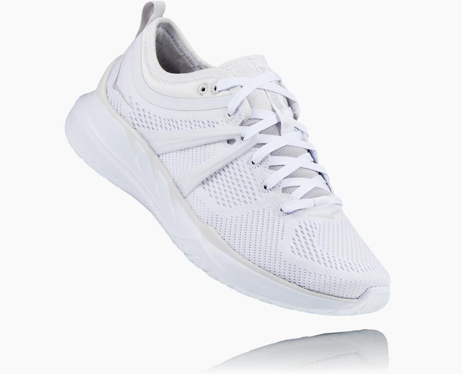 Hoka One One Womens Running Shoes - Tivra - White - DCYJ57638